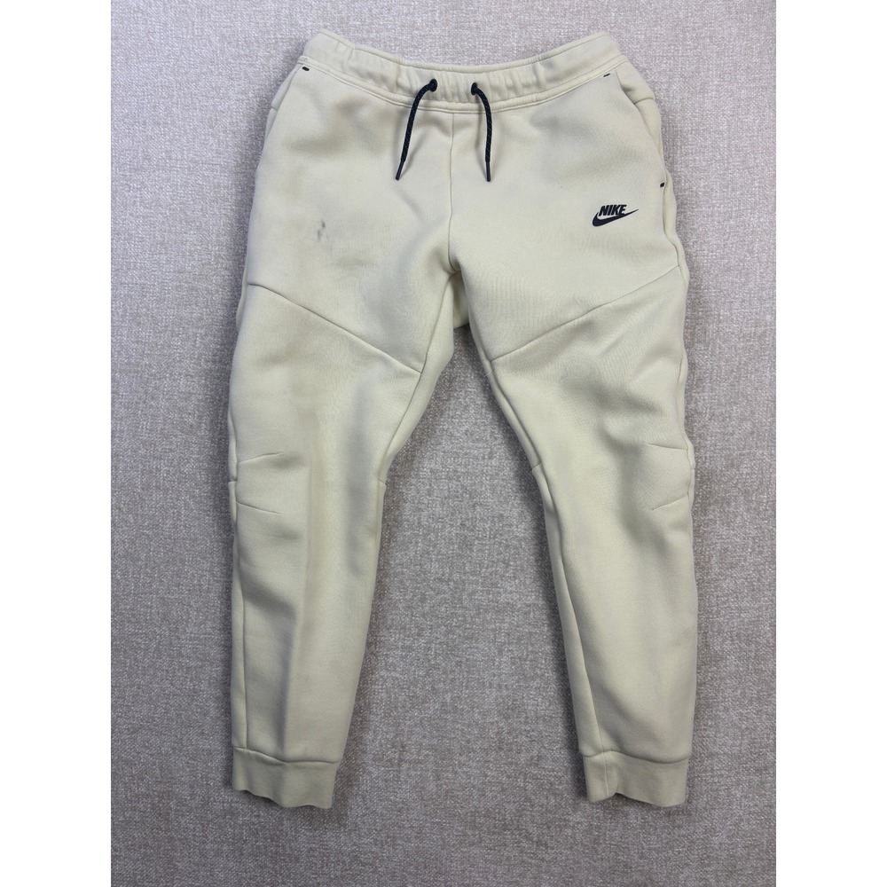 Nike Kids Tech Fleece Joggers XL Cream Bone Sweatpants CU9213-113